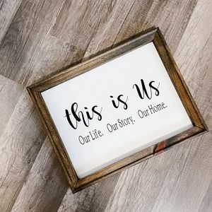 This Is Us Wall Decor